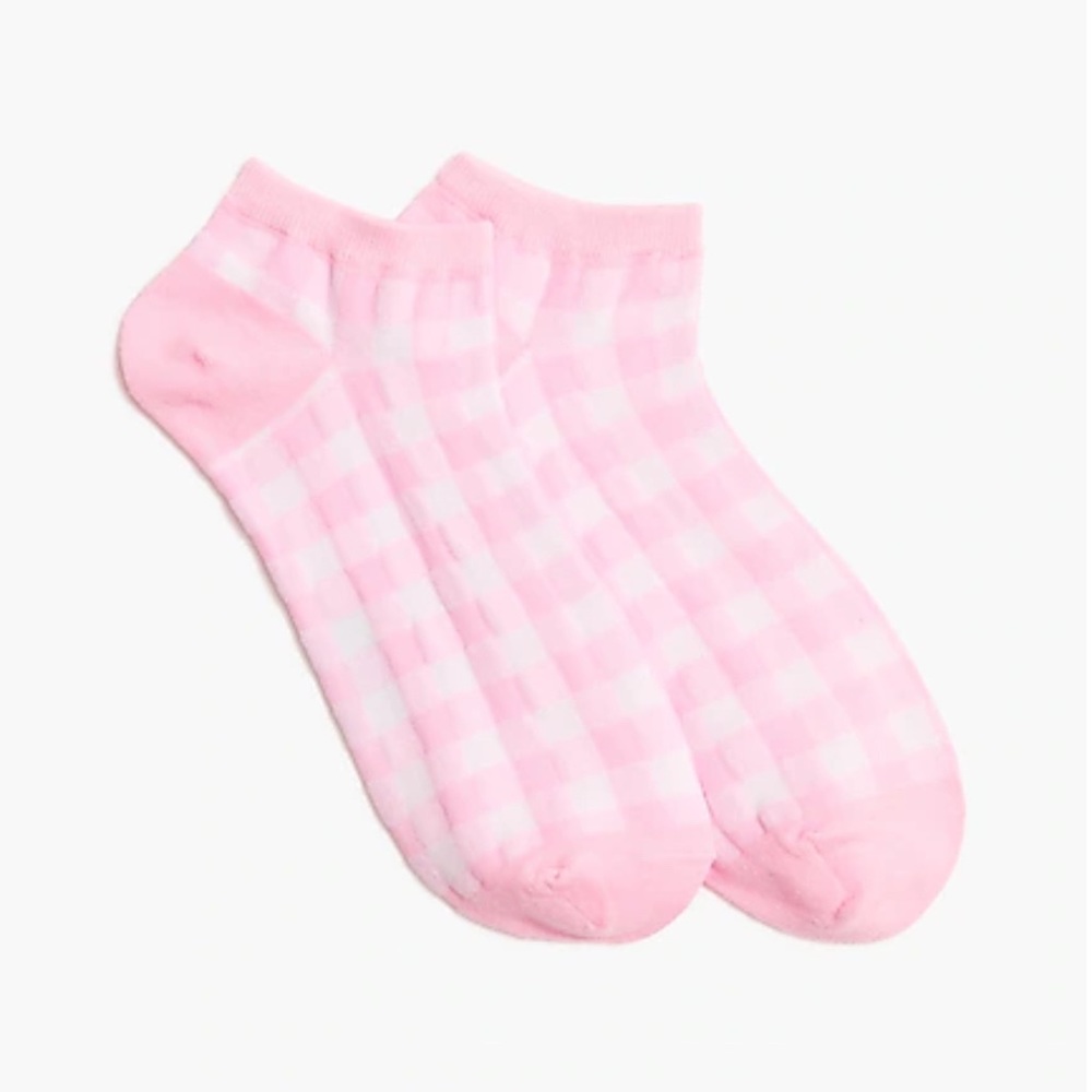 Jcrew Factory Gingham ankle socks